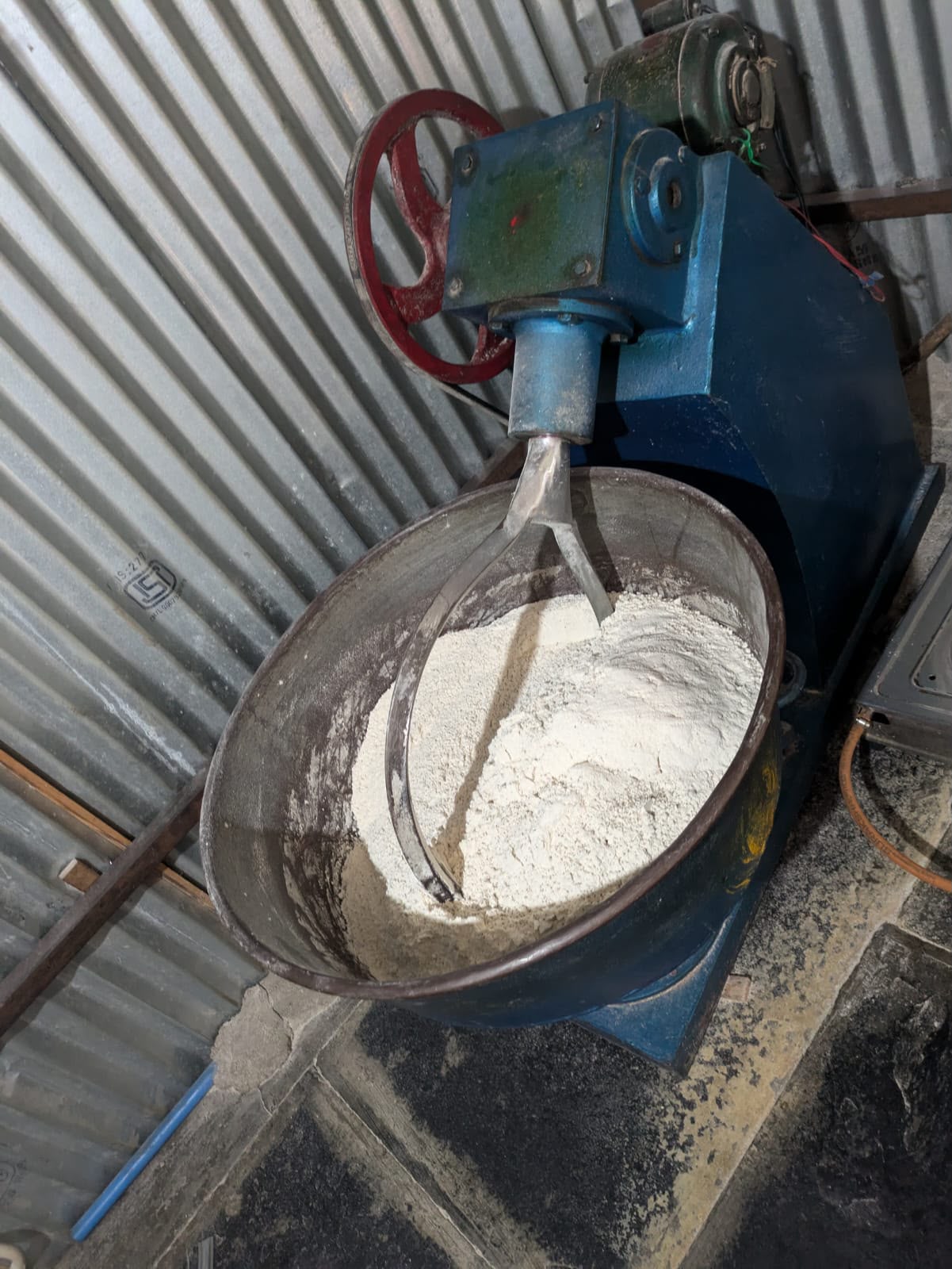 Flour milled fresh, batch after batch.