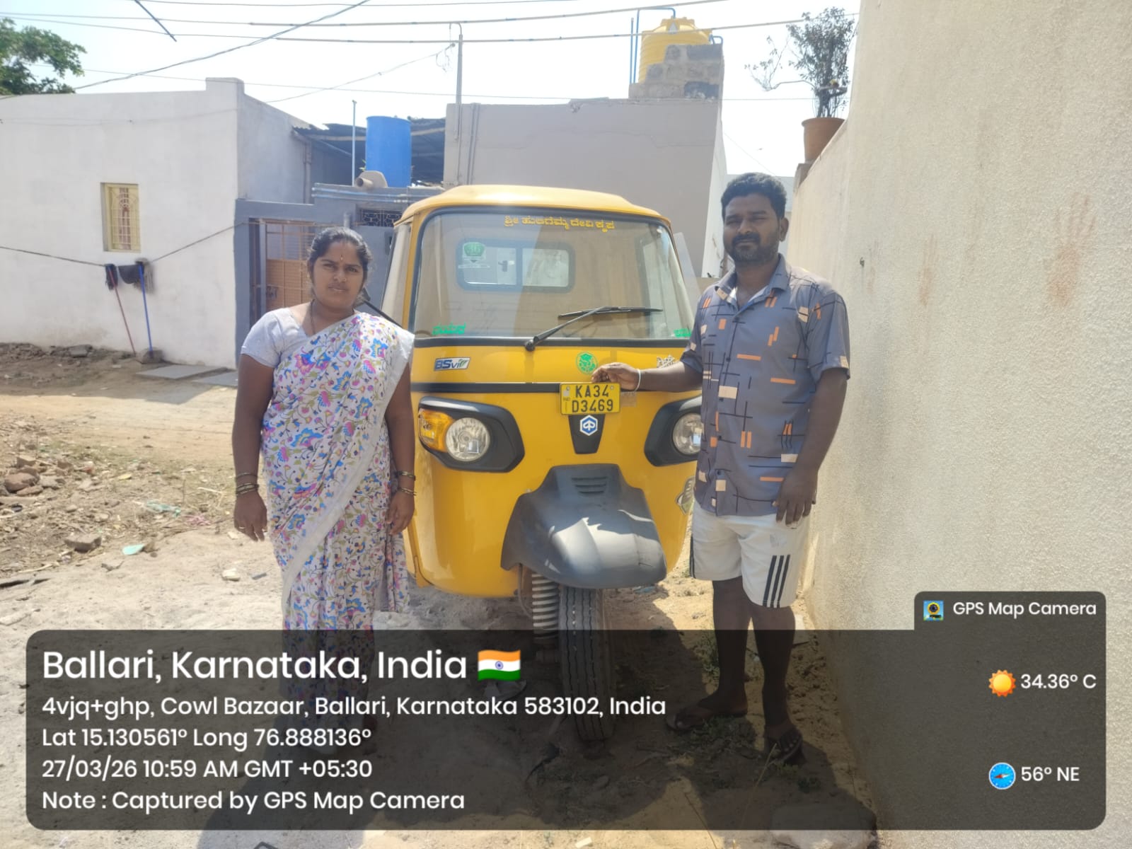 Lakshman at her Vegetable Supply — Market to Local Shops, Hostels & Hotels